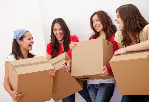 Carefully packed boxes prepared for small removals