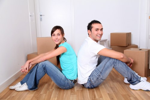 Charity partnership with reusable household goods prepared for donation